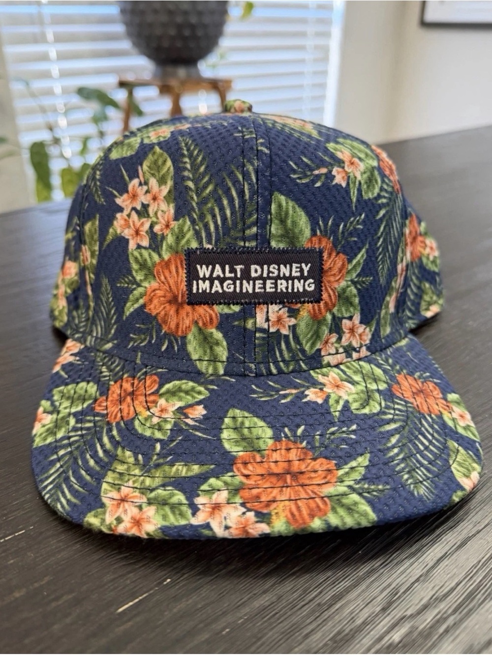 Disney Walt Disney Imagineering Tropical Navy Orange Green Hat